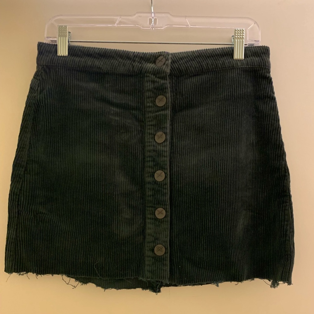 Corduroy Mini Skirt